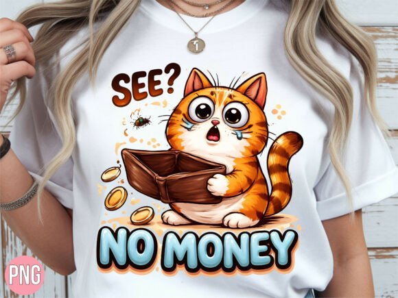 Download Funny Orange Cat No Money Empty PNG - Empty Collection