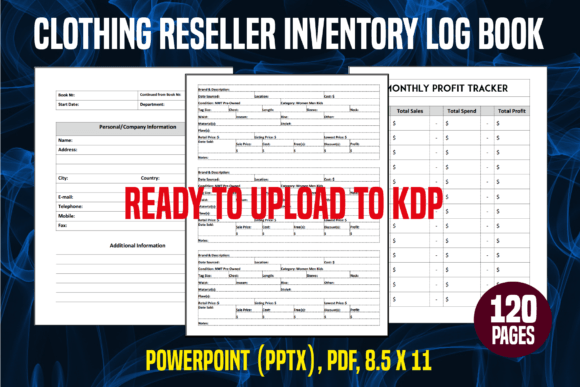 Download Clothing Reseller Inventory Log Book - Log Collection