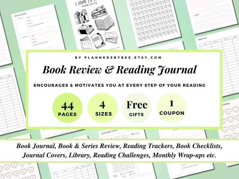 Download Book Planner, Reading Tracker, Book Read - Premium Resources