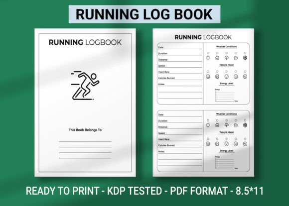 Download Running Log Book KDP Interior Vol.2 - Log Collection