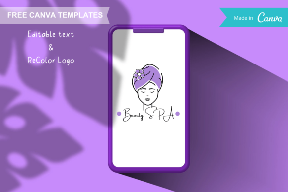 Download Canva Logo Templates - Hair Treatment - Log Collection